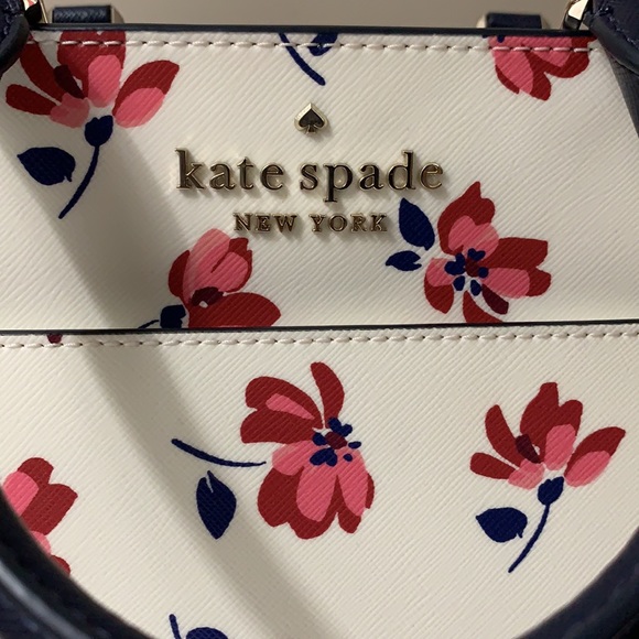 ♦️SOLD♦️Kate Spade Staci Medium Top Zip Satchel Tea Garden - Picture 9 of 11